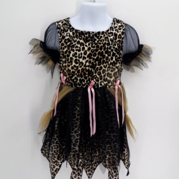 "THE CHILDRENS PLACE" TIGER PRINT HALLOWEEN DRESS-UP COSTUME DRESS : 18/24 MO - Picture 1 of 3